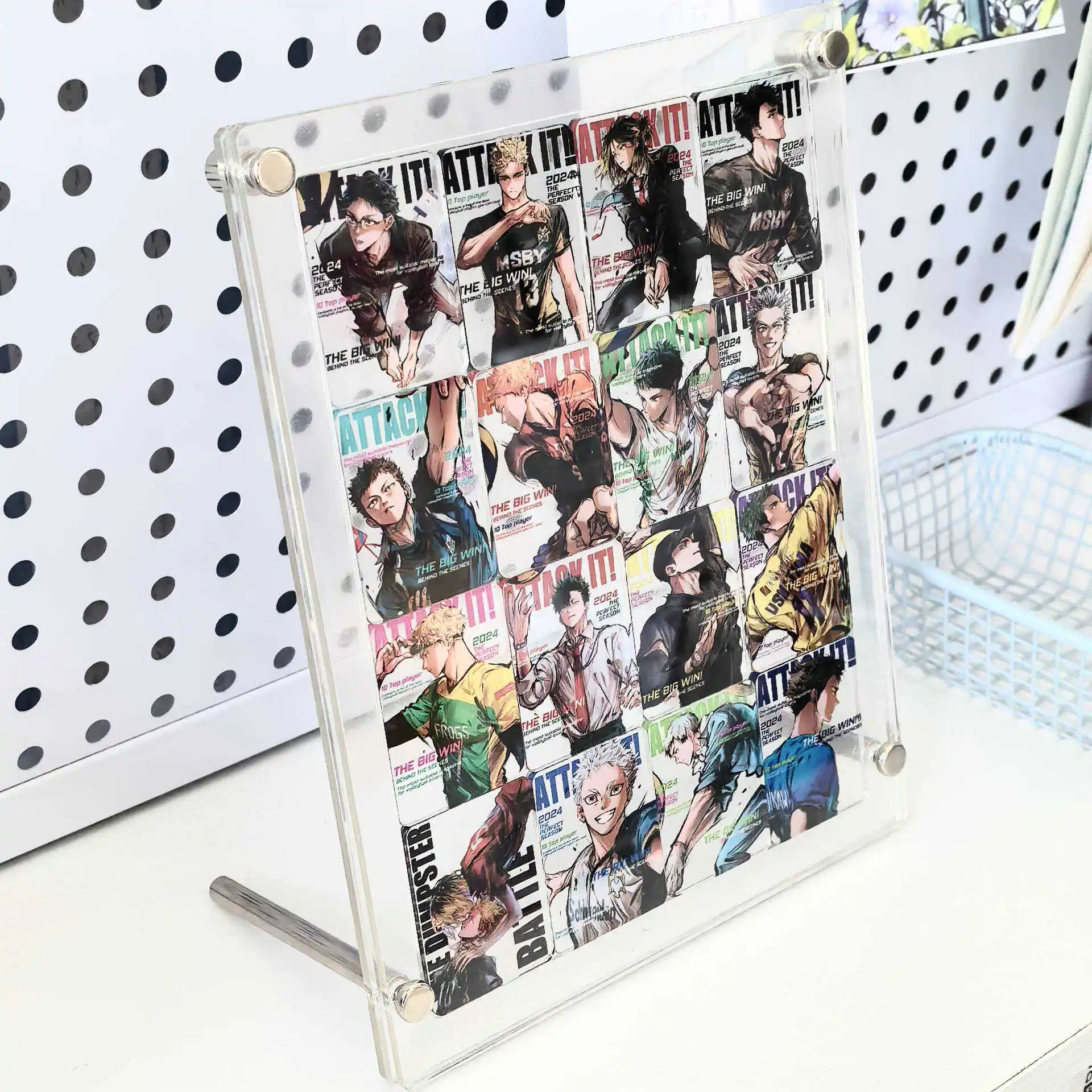 Аниме Haikyuu! Настольное украшение Shoyo Hinata Tobio Kageyama люмен разноцветное для стола