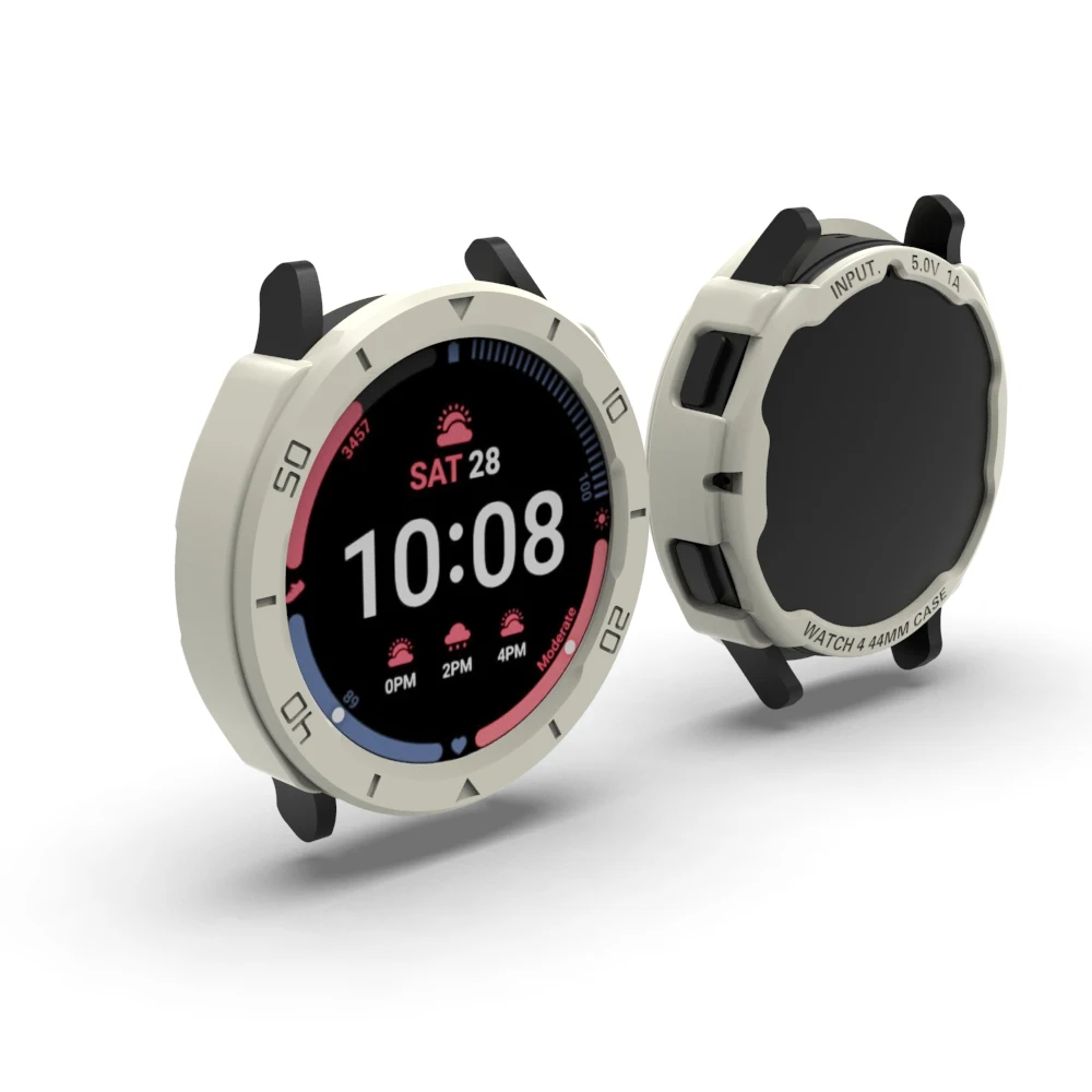 Dial Bumper Cover For Samsung Galaxy Watch 4 5 5Pro Pro 44mm 40mm 45mm Accessories Screen Protector Protective TPU Shell  Case