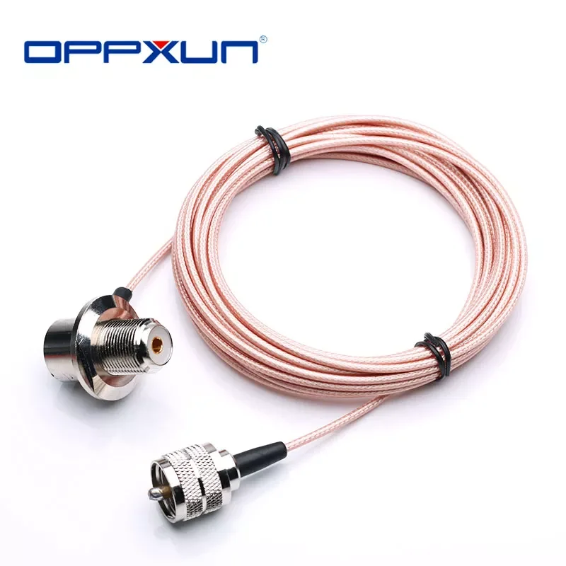 

NEW Feeder Female Right Angle To Long UHF F K PL259 SL16 Male Plug RG316 for Car Mobile Radio Antenna 1m 3m 5m 10m Cable