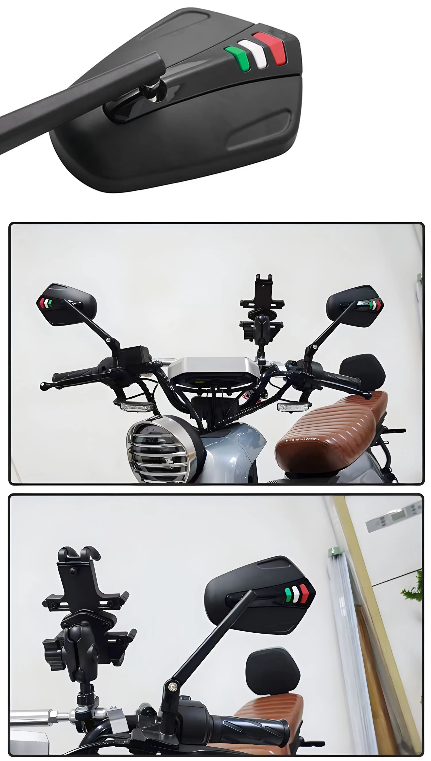 Для Aprilia RSV 1000/R Caponord 1200 GT Shiver 750 900 Tuono V4R RS660 50 125 новое зеркало заднего вида для