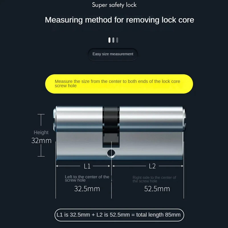 Высококачественный Противоугонный цилиндр для дверного замка европейского