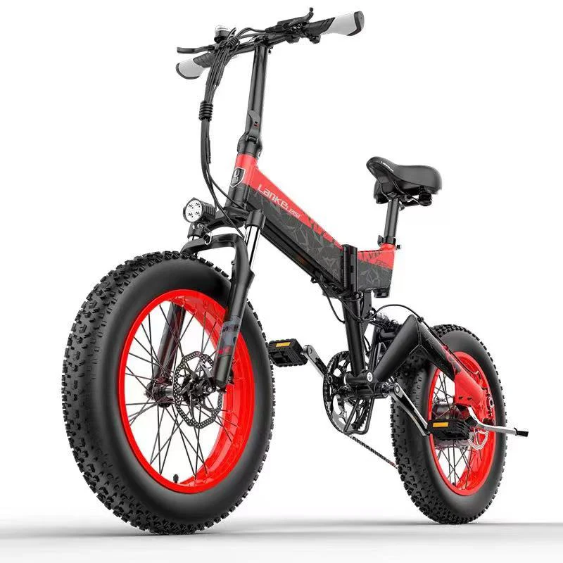 

Ebike 1000W Brushless Motor 48V17.5 Lithium Battery Mountain Electric Bicycle 20*4.0 Inch Fat Tire Bicycle Folding Electric Bike