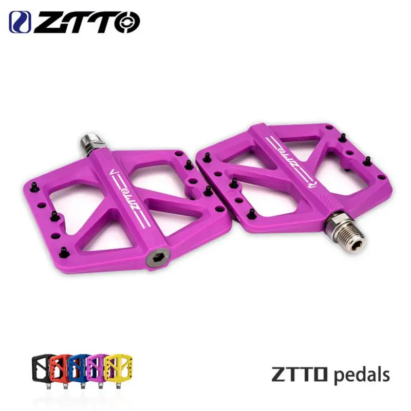 

Bearing Pedal Smooth Labor-saving Nylon Stable 1 Pair Bicycle Accessories Pedal Bearing Light Widening Firm Non-slip Foot Nails
