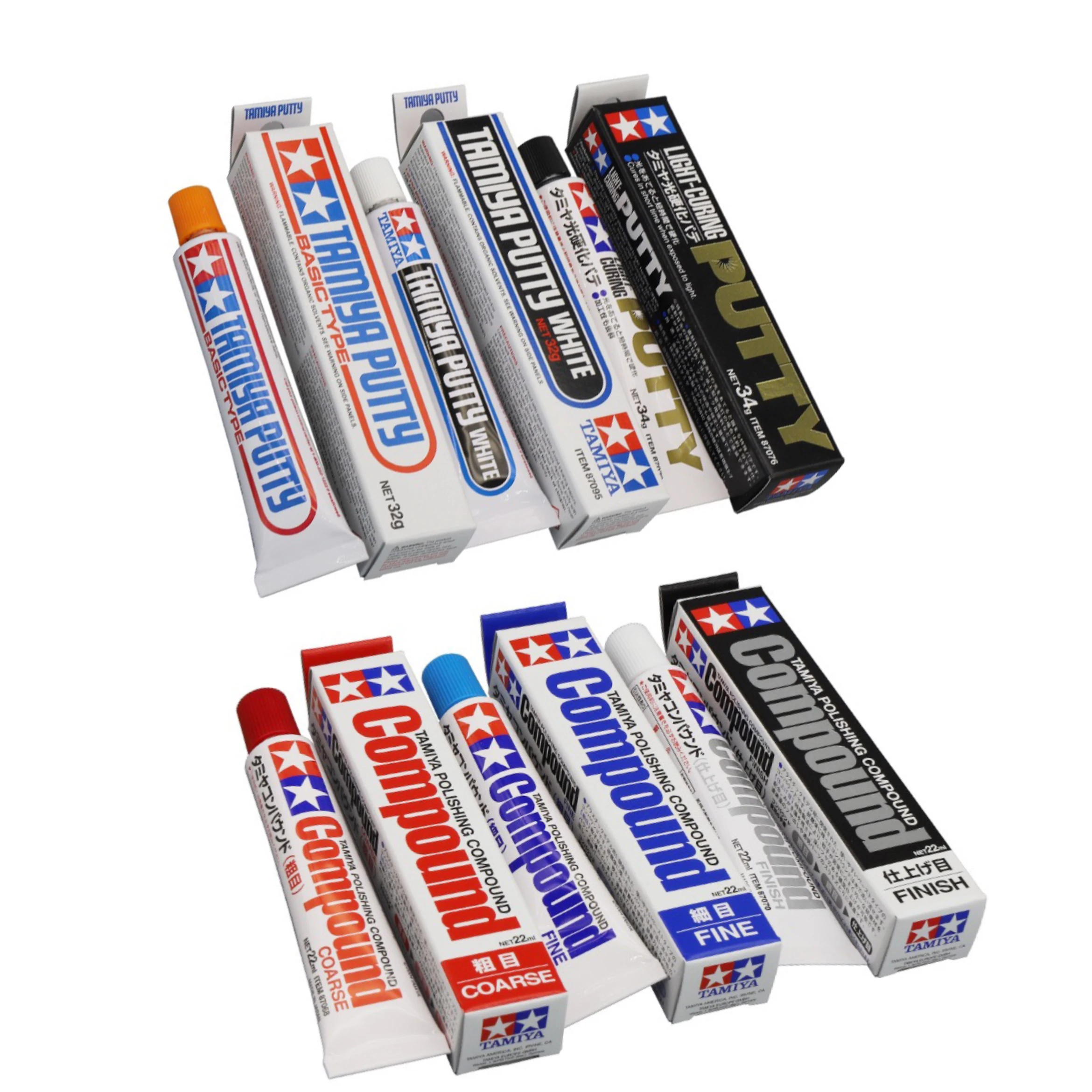 

Tamiya Putty/Polishing Compound for Model Repair and Modify Kit