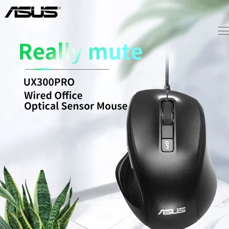 ASUS UX300PRO Wired Mouse 3200 DPI Silent Ergonomic Optical Mouse Suitable Laptop Office Accessories Plug and Play Free Shipping