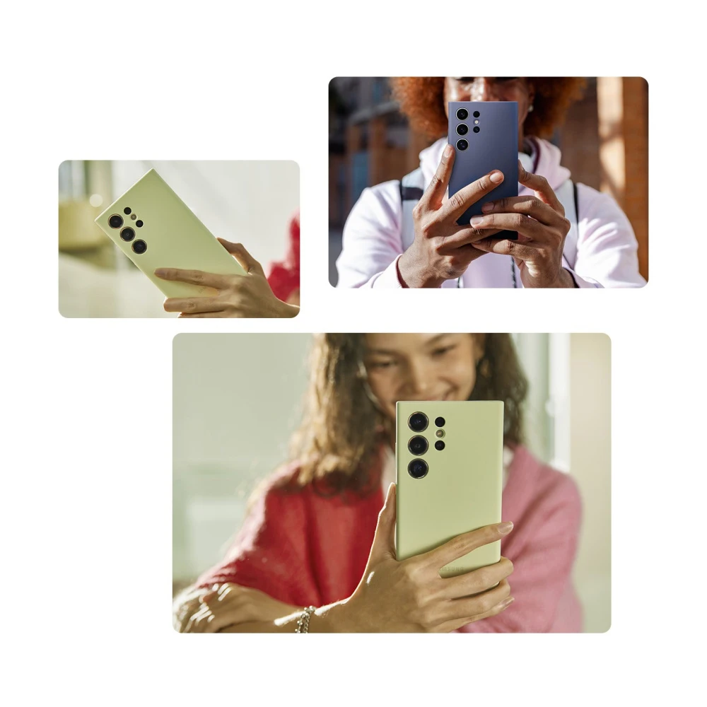 Новый оригинальный чехол для телефона из жидкого силикона Samsung Galaxy S24 Ultra Plus S24Ultra