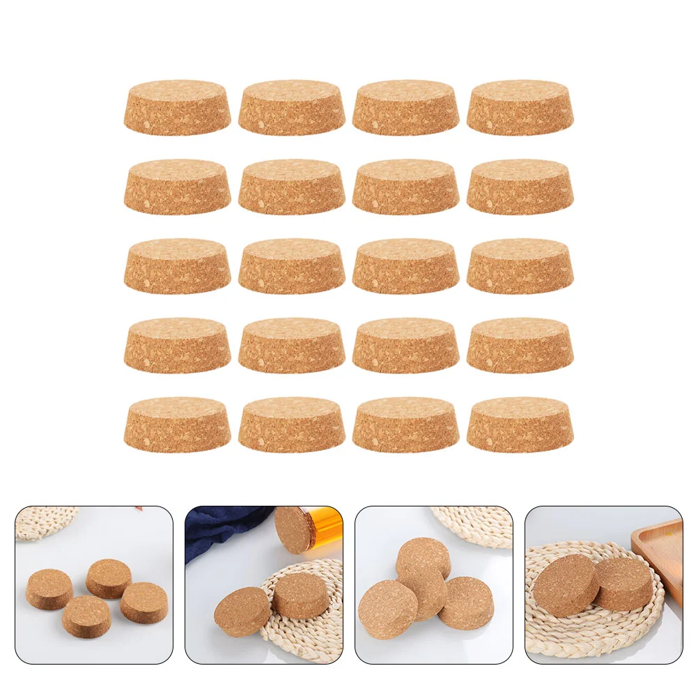 

Cork Bottle Stopper Stoppers Wooden Corks Tapered Large Cap Jar Lid Plugs Beverage Jars Decanter Bottles Saver Canning Wood