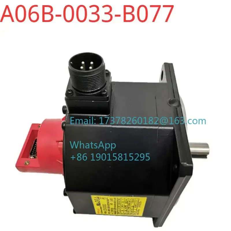 A06B-0033-B077 Б/у проверено серводвигатель хороший состоянии
