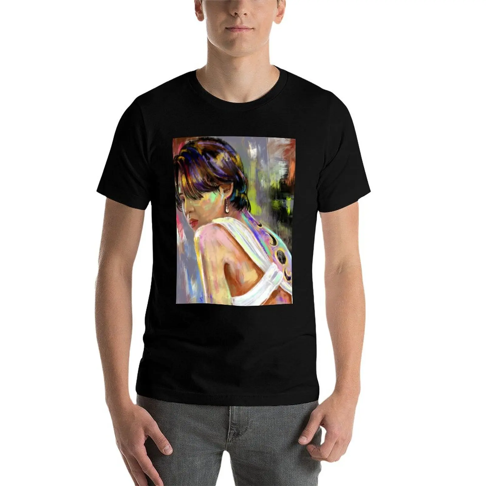 Jimin_ phases of moon art T-Shirt graphic t shirt vintage tshirts personalised sports fans Short sleeve tee men