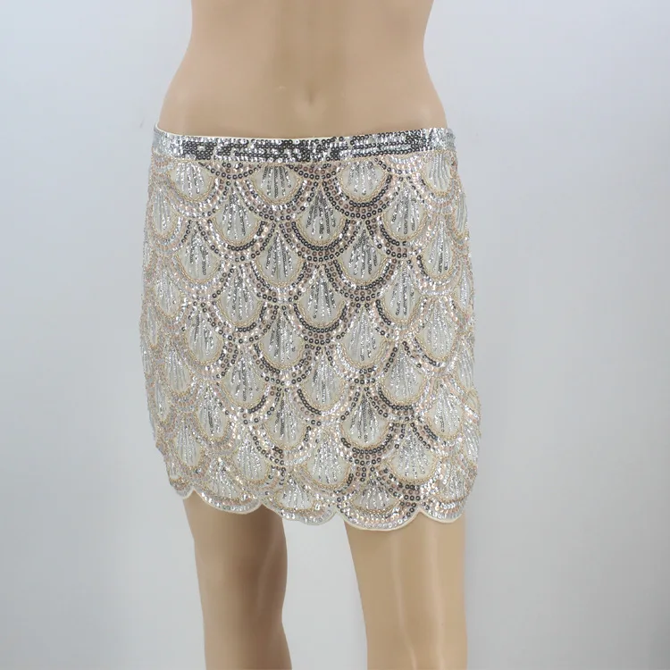 Новая женская модная элегантная волнистая юбка выше колена летняя 2023 простая