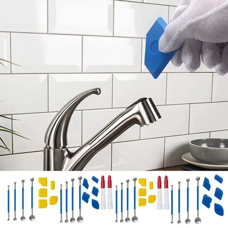 

Silicone Caulk Remover Tool Caulking Remover Tool Sealant Finishing Tool Silicone Smoothing Caulking Profile Line Joint Corner