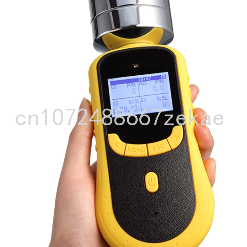 

4 In 1 Portable Universal CO EX H2S O2 Multi Gas Detector