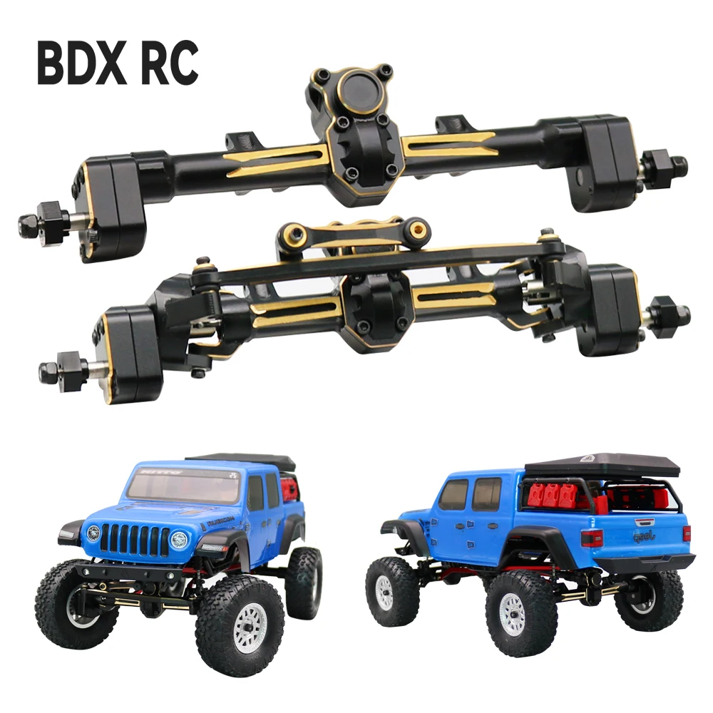 1/24 RC Гусеничный автомобиль осевой SCX24 90081 C10 JEEP Gladiator Ford Bronco Тяжелая латунная