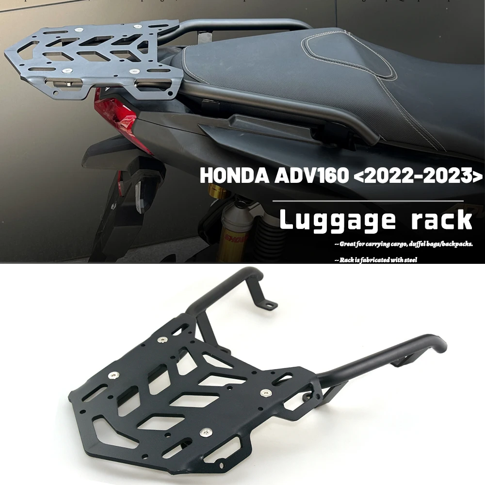 MKLIGHTECH For HONDA  ADV160 ADV 160 2022-2023 Rear Carrier Luggage Rack Tailbox Fixer Holder Cargo Bracket Tailrack Kit