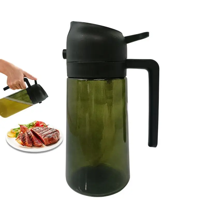 470 мл бутылка-дозатор для масла кухонная бутылка-распылитель 2-в-1 контейнер жарки