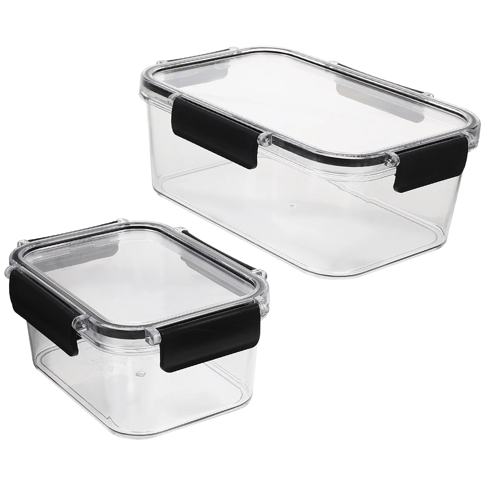 

2Pcs Freezer Containers Refrigerator Fruit Boxes Covered Boxes Sealing Storage Boxes