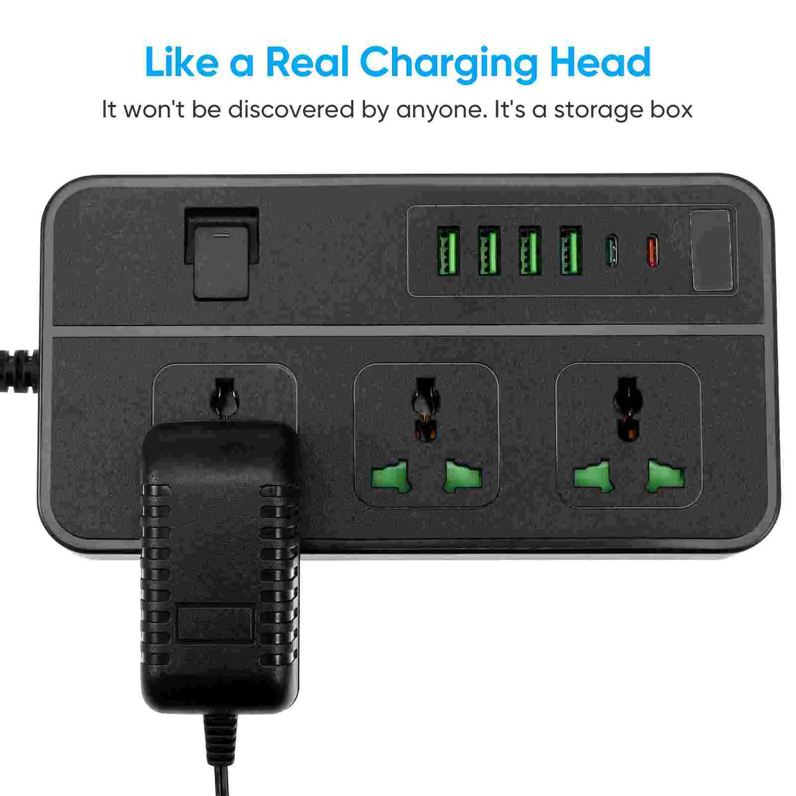 Имитация зарядного устройства скрытая копилка безопасный держатель для