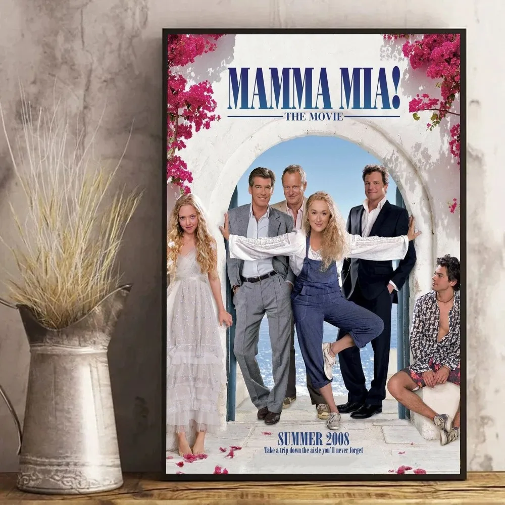 MAMMA MIA Poster Kraft Club Bar Paper Vintage Wall Art Painting Bedroom Study Big Szie Stickers
