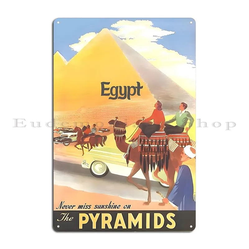 Египет винтажная металлическая табличка плакат дизайн вечеринки кинотеатр