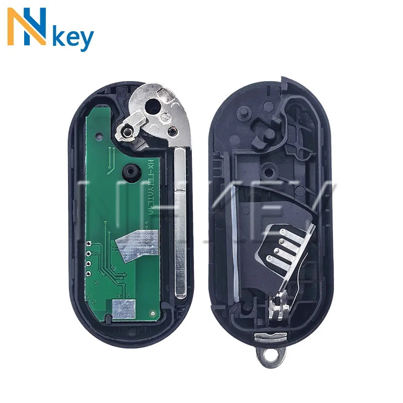 Фото Чип NH KEY 4A NCF29AxM 433Mhz, FCCID:A2C86460000, брелок для Fia T Strada MOBI UNO Fiorino E MAIS, выкидной ключ с 2/3 кнопками. №5