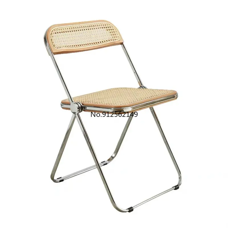 

Китайский античный складной стул из ротанга, обеденный стул B & B, студия фотосъемки, блоггер, винтажный стиль, для стула ская мебель стулья