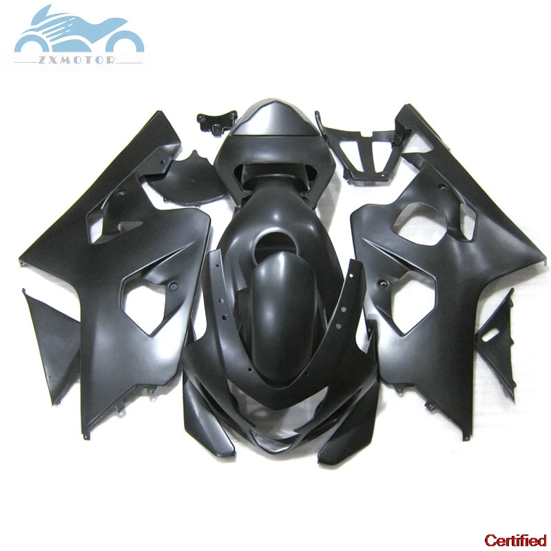Фото Полный комплект обтекателей для SUZUKI 2004 2005 GSXR600 750, комплект обтекателей для мотоцикла 04 05 GSXR750 GSXR 600 K4, черный + крышка бака №1
