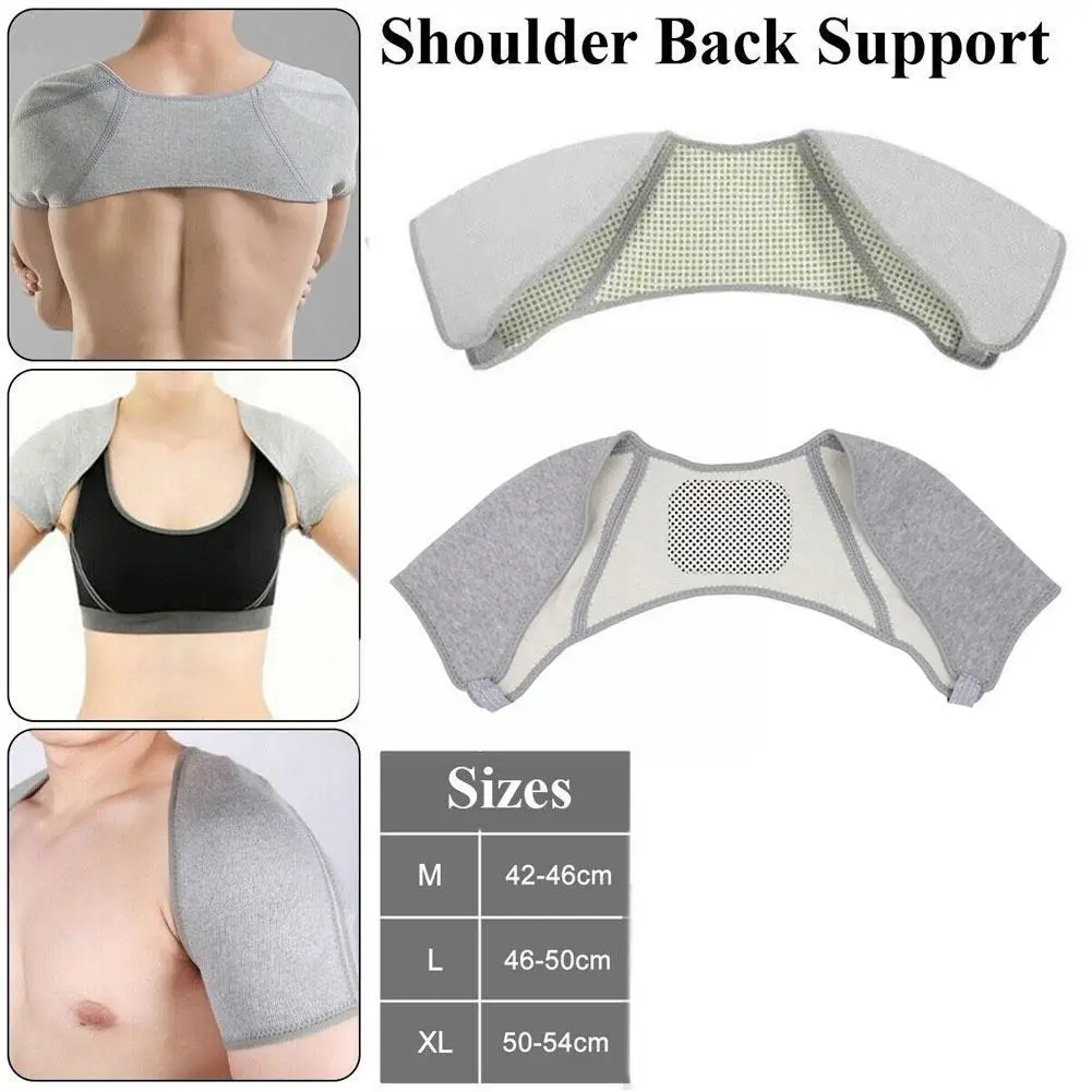 

Обогрев унисекс, Теплый Двойной плечевой поддерживающий фиксатор, компрессионный плечевой ремень для дислокации, артрита, обезболивающий ...