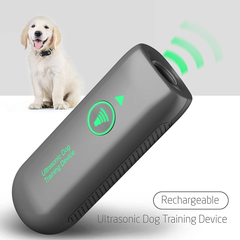 

3 in 1 Dog Repeller Ultrasonic Electric USB Anti Barking Stop Bark For Dog Anti Bark Dog Training Control Portable Train Device