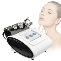 multi function body slimming face lift 360 degree head rotating rf skin tightening beauty machine with red green blue led light
