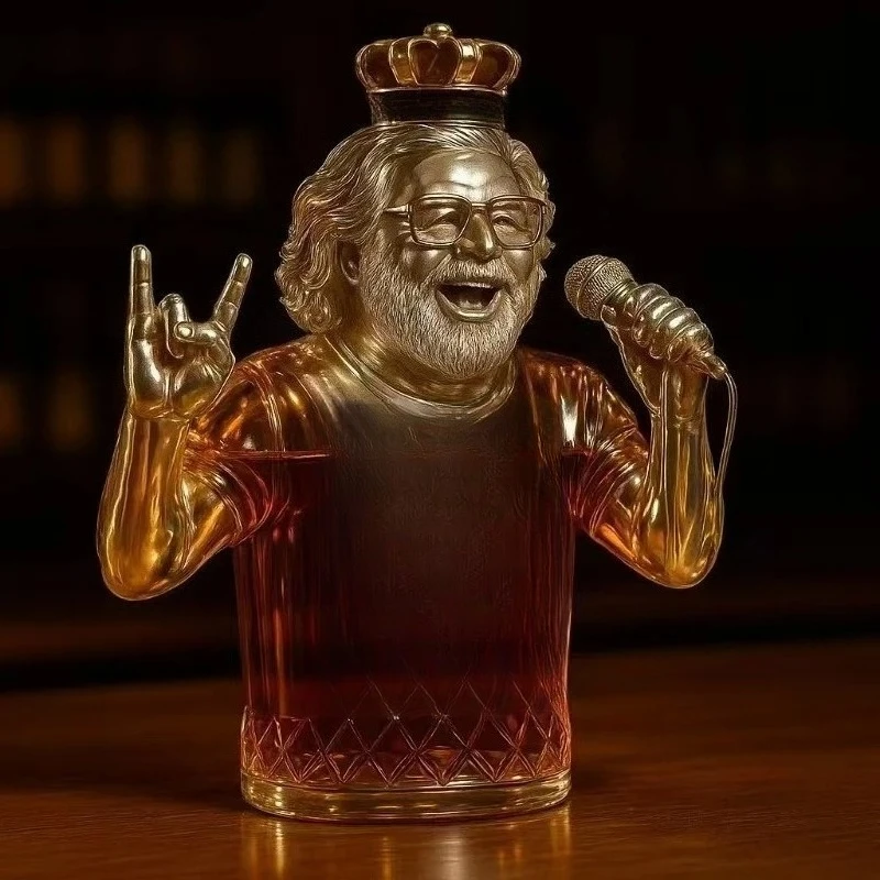 Фото Grateful Dead Jerry Garcia бутылка для виски украшение для бара бутылка для дисплея украшение для дома и ресторана бутылка для хранения вина №5