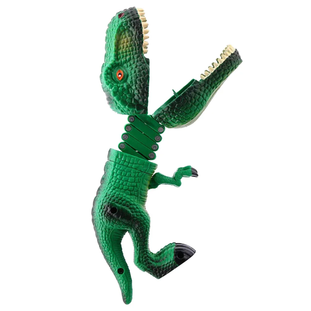 

Dinosaur Shaped Clamp Plaything Dinosaur Grabber Toy Pranking Toy Stretchable Clamp Plaything