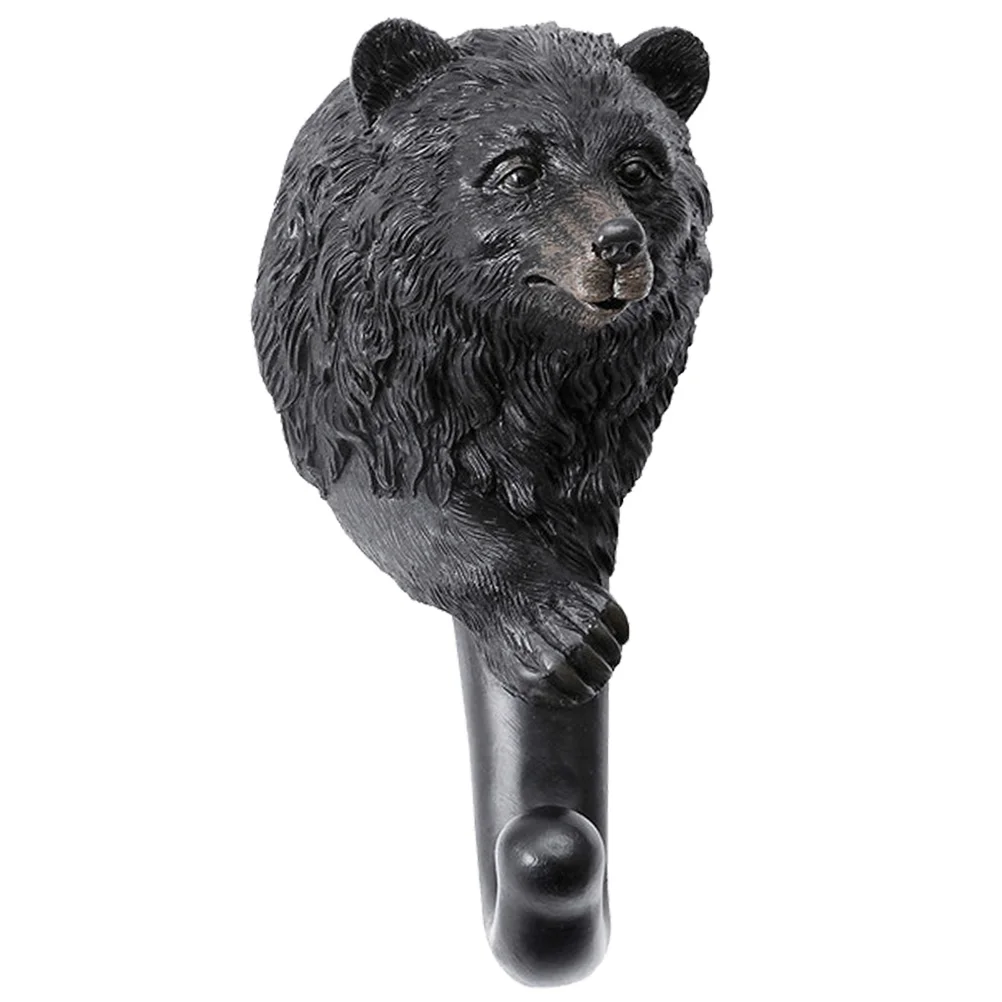 

Бытовая головка медведя, декоративный крючок, головка медведя для подвесной шляпы