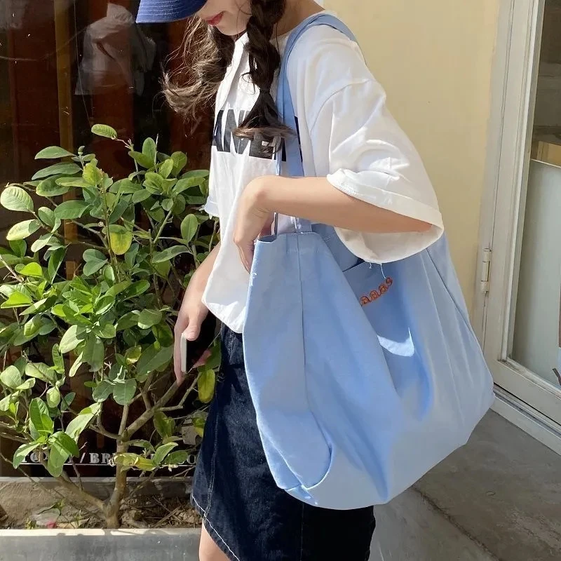 

Aesthetic College Fashion Simple Women Shoulder Bag Letter Graphic Large Capacity Bag Cute women Handbag Casual Shopping Bags