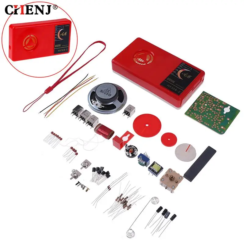 

1 Set 7 Tube AM Radio Electronic DIY Kit Electronic Learning Kit HX108-2