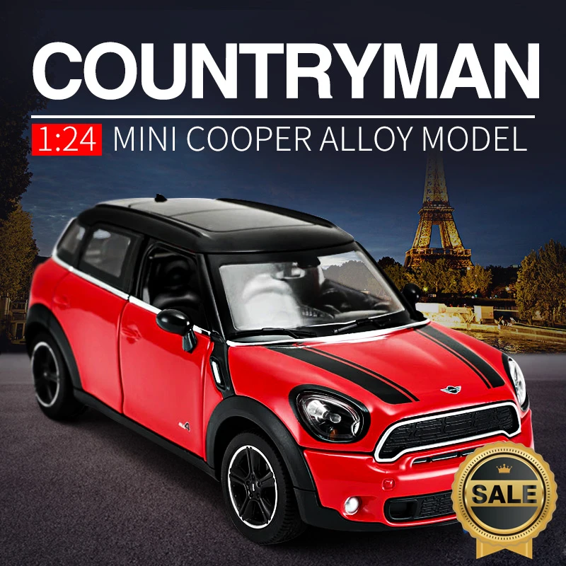 

1:24 MINI Countryman Alloy Car Model MINI Coopers Diecasts Metal Toy Vehicles Car Model Collection Simulation Childrens Toy Gift