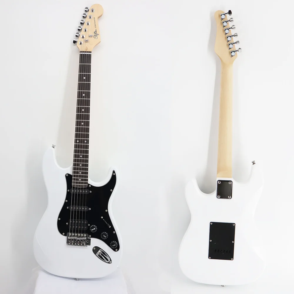 

Электрогитара Humbucker Pickup Tremolo ST, белая, из липы