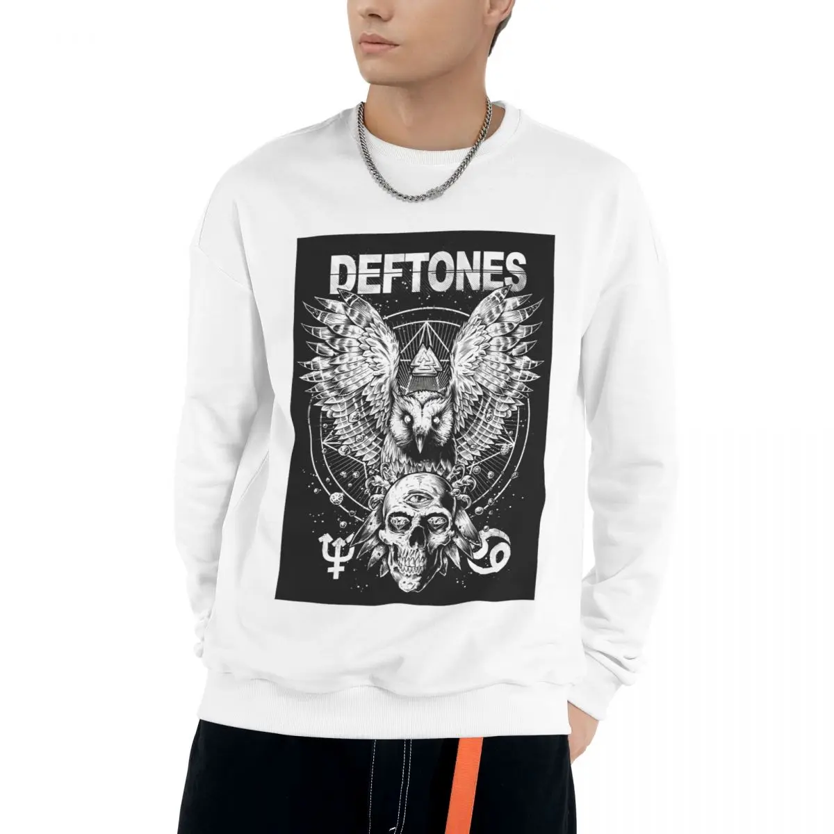 

Band Rock Sweatshirt for Women Mens Long Sleeve Cotton Crewneck Sweatshirt