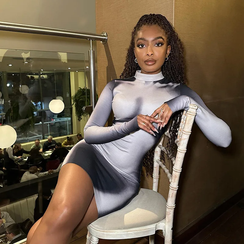 

Spring Vintage Printed Sexy Short Bodycon Dress Women Street Fashion O Neck Long Sleeve Summer Mini Club Party Dresses Vestidos