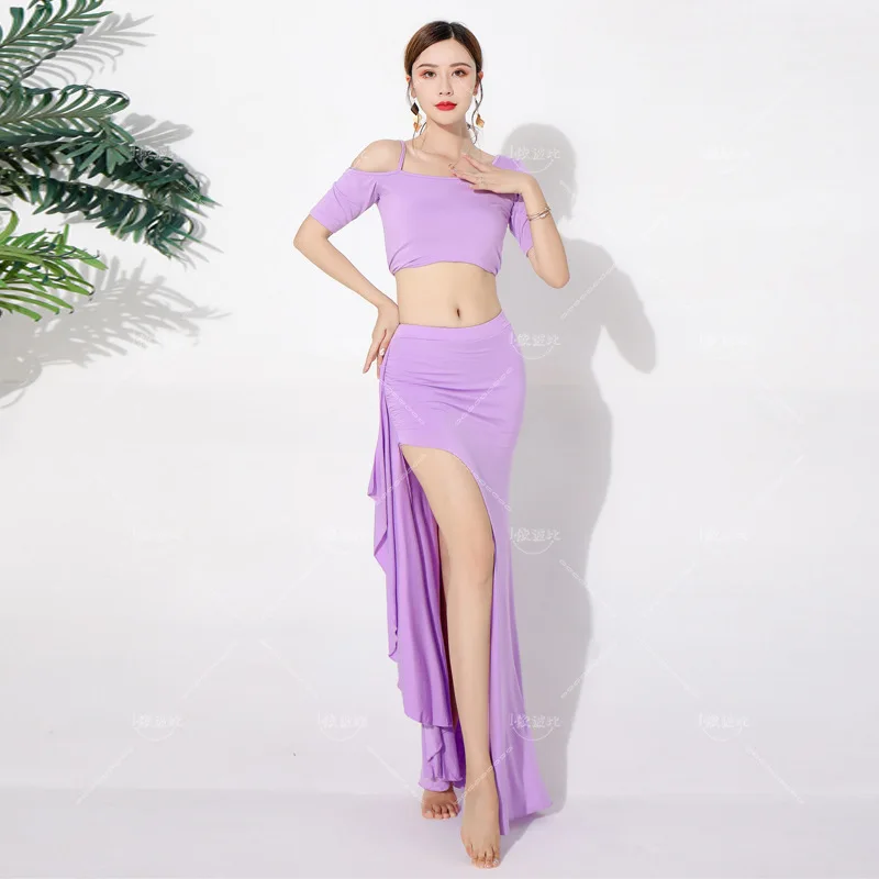 Женский костюм для танца живота комплект из топа и юбки