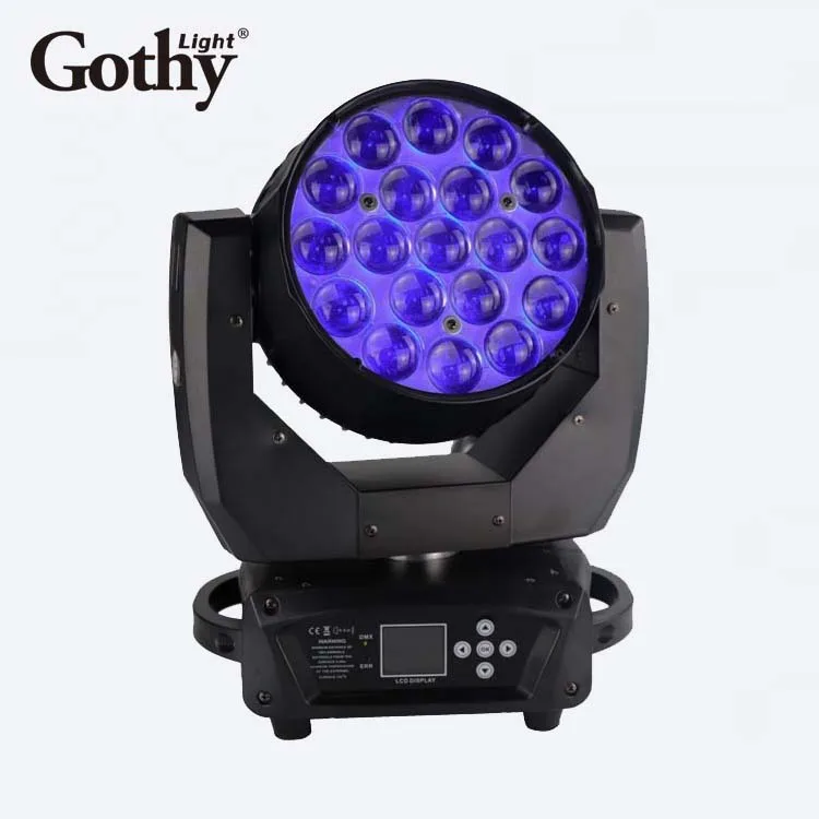 

Disco Led Stage Light Beam 19x15W Rgbw Moving Head Led