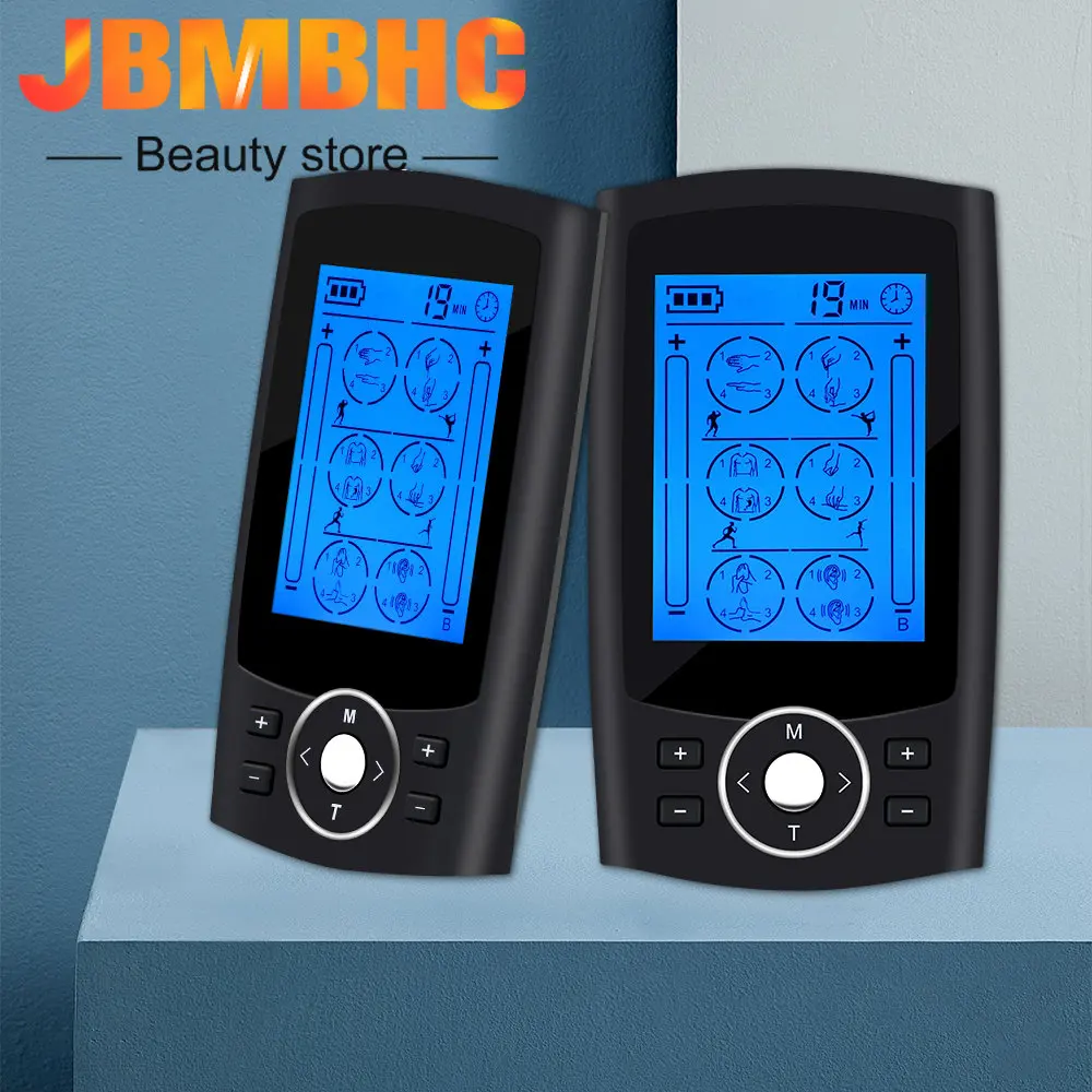 

24 режима низкочастотный импульсный Электрический мышечный Стимулятор десятки магнитных микротоков шеи спины ног рук ног тела Расслабляющ...