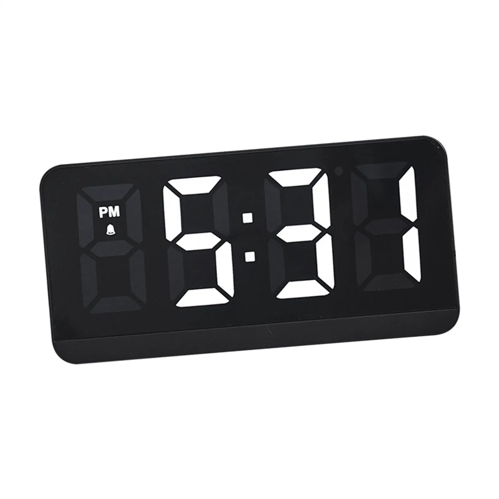 Dimmer With Date Temperature Snooze Led Desktop Alarm Clock For Classroom Living Room Teens Bedroom Beside