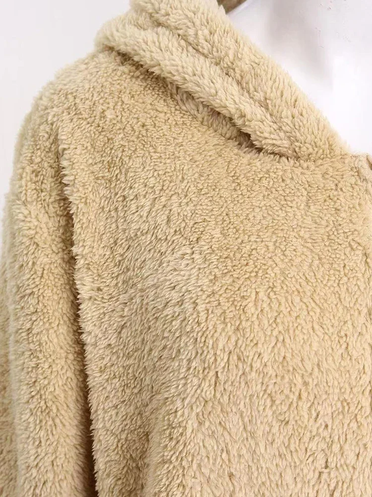 Женская плюшевая куртка из искусственного меха