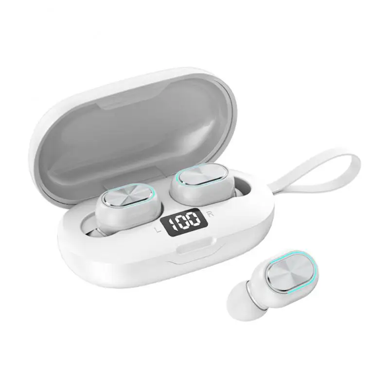 

Noise Reduction Wireless Earphones Led Display Bluetooth Headphone Low Delay Tws Headset With Charging Case With Microphone