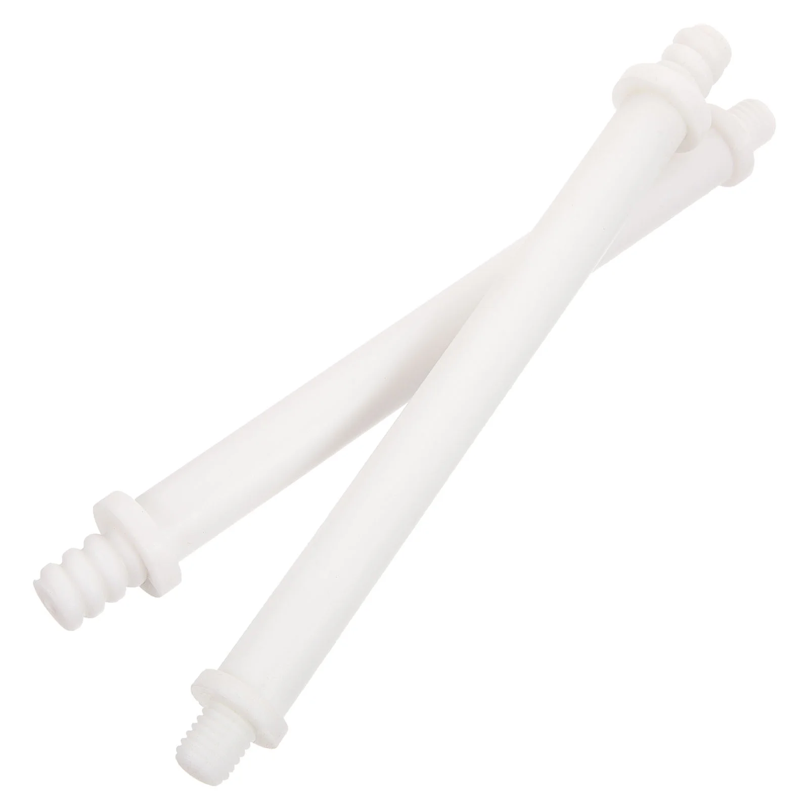 

2 Pcs Toilet Brush Handle Accessories Rv Bathroom Accesories Bowl Replacement Plastic Parts