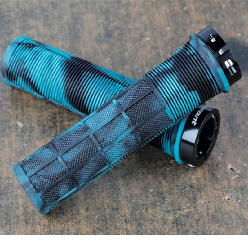 G211 Ручки для горного велосипеда TPR Силиконовые нескользящие пары с прямой ручкой
