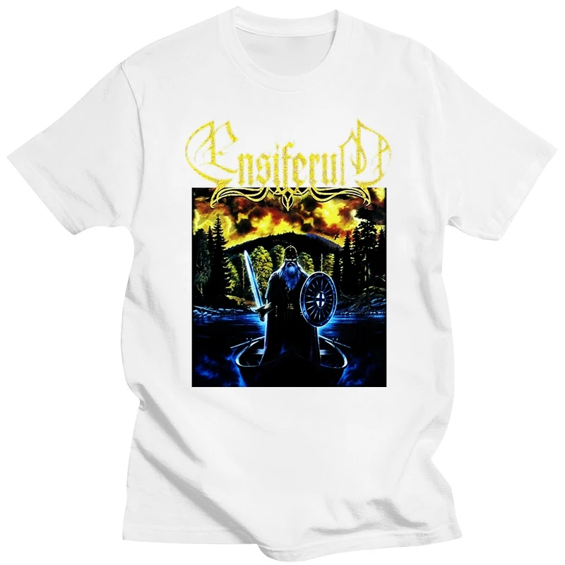 

Ensiferum Ensiferum Black T-Shirt Free Shipping Light Tee Shirt
