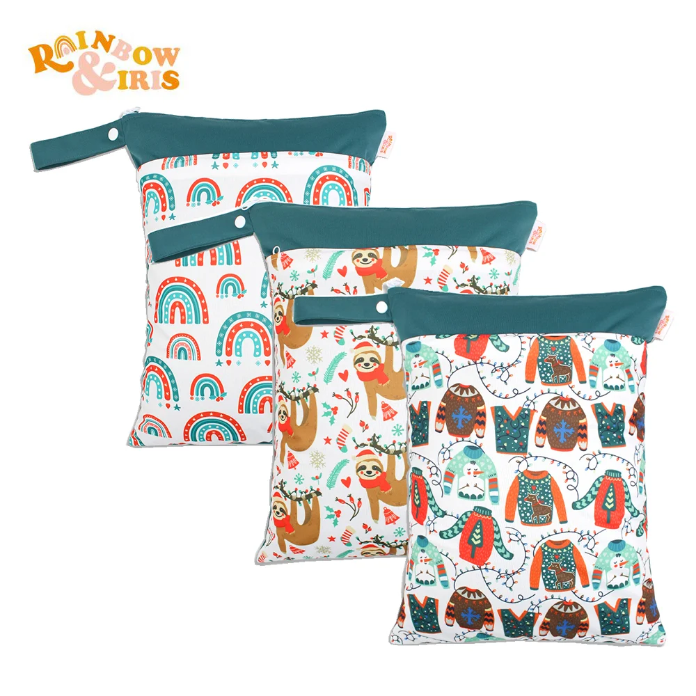 

Rainbo&Iris Christmas Limited 30*40cm waterproof bag diaper bag nappy bag Fasion bag