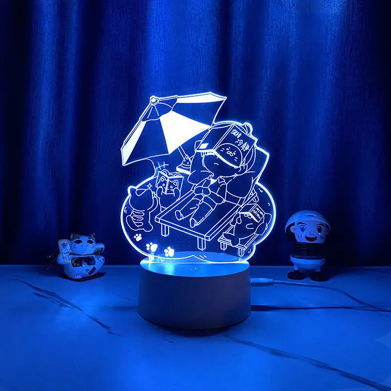 Любовь и глубокое пространство аниме Q Edition USB-подключаемая модель ночник