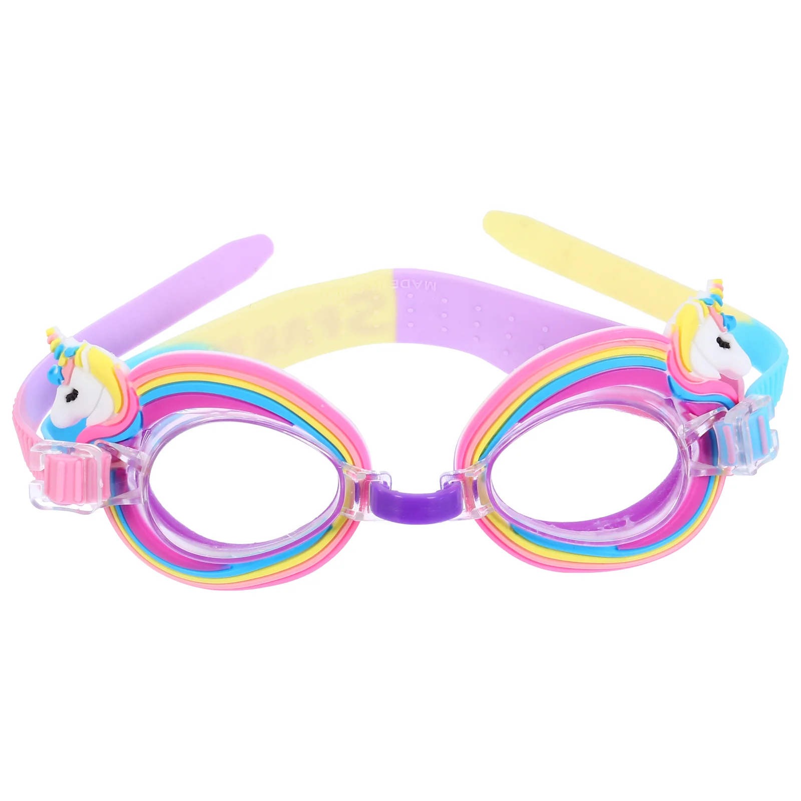 

UV Protection Glasses Children's Swimming Goggles Anti-fog Cartoon Silica Gel Girl Catching fish